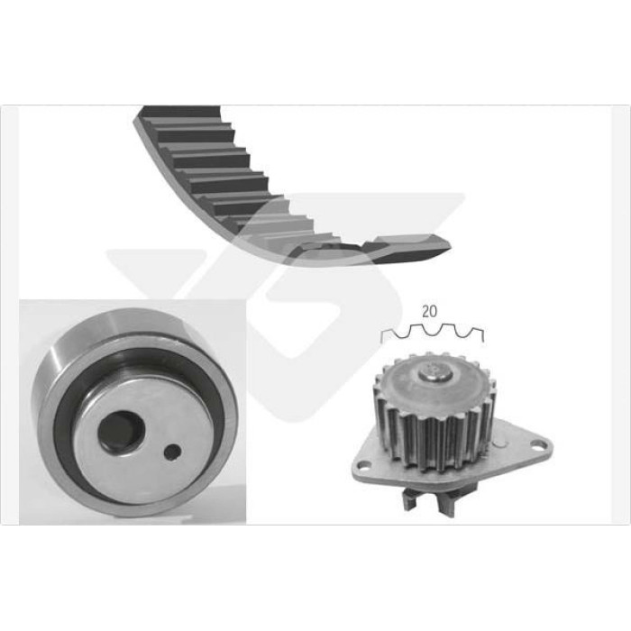 HUTCHINSON Zahnriemensatz mit Wasserpumpe KH 03WP05
