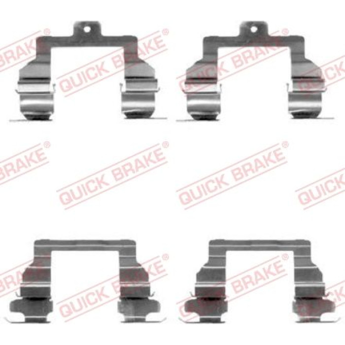 Quick Brake Montagesatz für Bremsbeläge 109-1291 Quick Brake Montagesatz für Bremsbeläge 109-1291