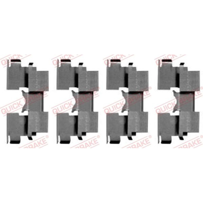 Quick Brake Montagesatz für Bremsbeläge 109-1662 Quick Brake Montagesatz für Bremsbeläge 109-1662