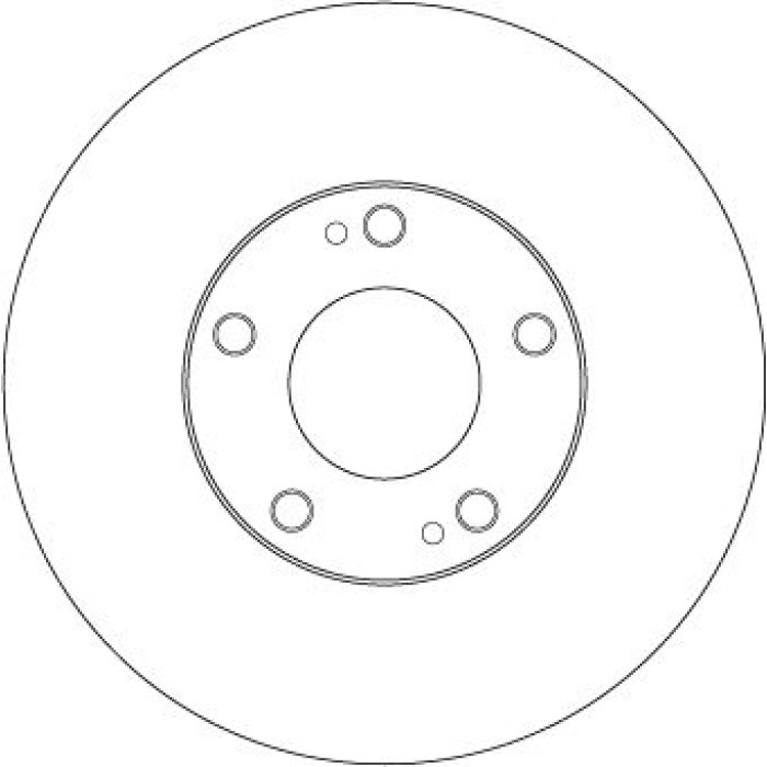 TRW Bremsscheibe Mitsubishi P. DF7231 TRW Bremsscheibe Mitsubishi P. DF7231