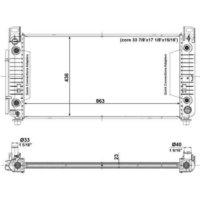NRF Motorkühler 56009 NRF Motorkühler 56009