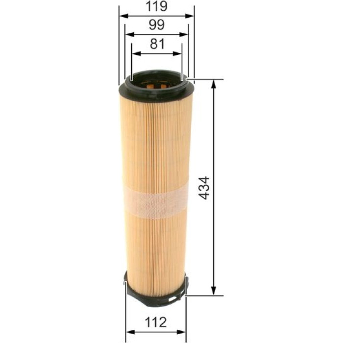 Bosch Luftfilter 1457433334
