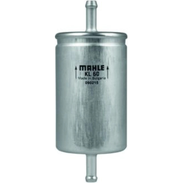 KL 60 MAHLE Kraftstofffilter KL 60, Leitungsfilter, Höhe 139 mm – u. a. für VW Polo III (6N1), VW Caddy II Großraumlimousine (9K9B), VW II Kasten/Großraumlimousine (9K9A) – OE Nummer 004312114 - l KL 60 MAHLE Kraftstofffilter KL 60, Leitungsfilter, Höhe 139 mm – u. a. für VW Polo III (6N1), VW Caddy II Großraumlimousine (9K9B), VW II Kasten/Großraumlimousine (9K9A) – OE Nummer 004312114 - l