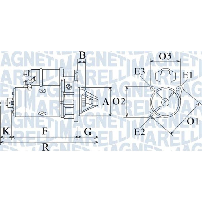 Magneti Marelli Anlasser 063720325010 Magneti Marelli Anlasser 063720325010