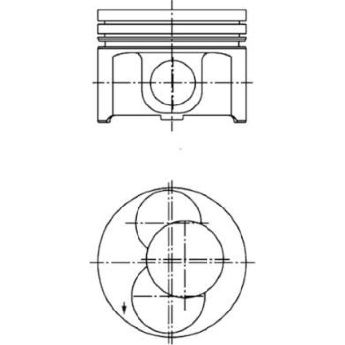 Kolben 40093700 Kolben 40093700