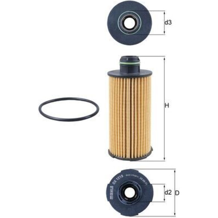 Mahle Original Ölfilter OX 1219D Mahle Original Ölfilter OX 1219D