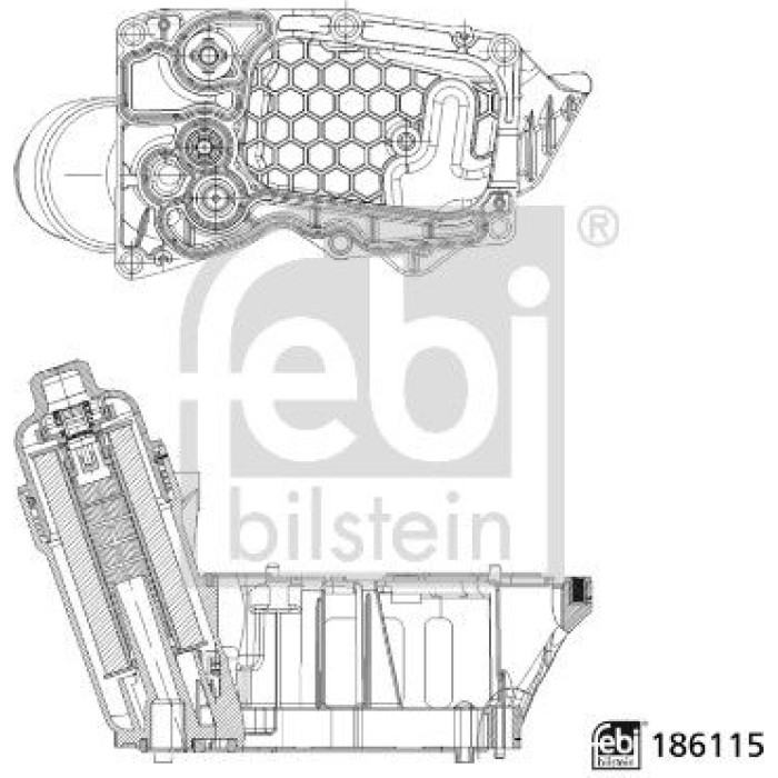febi Ölfiltergehäuse 186115 febi Ölfiltergehäuse 186115