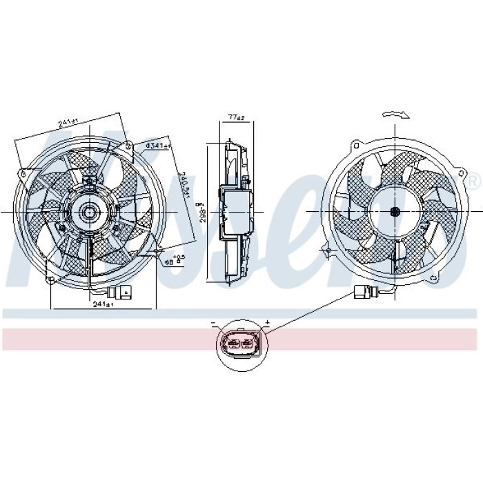 Nissens Kühlerlüfter PKW 85909