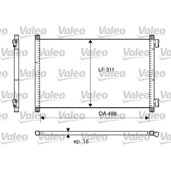 Valeo Klimakondensator 817685