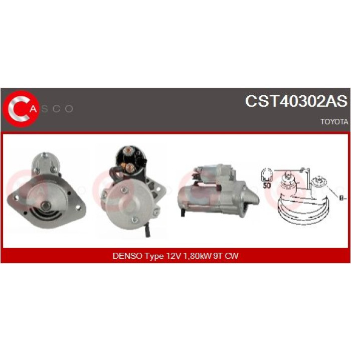 CASCO Anlasser CST40302AS CASCO Anlasser CST40302AS