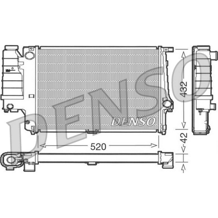 Denso Motorkühler DRM05064 Denso Motorkühler DRM05064