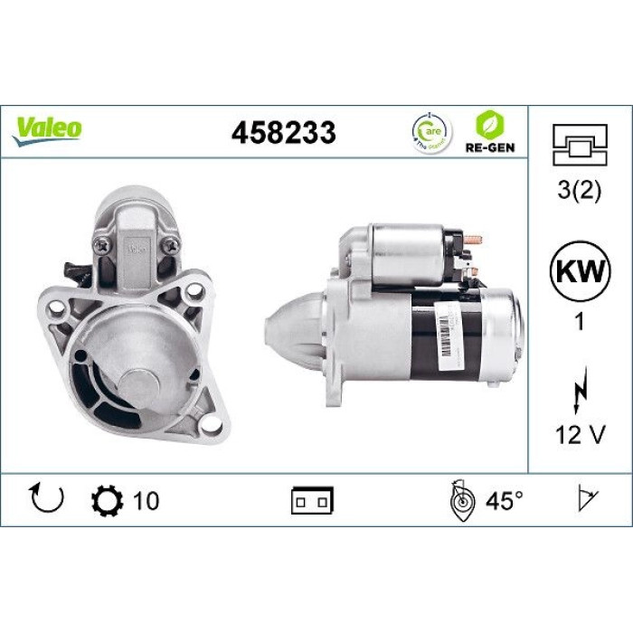 Valeo Anlasser 458233 Valeo Anlasser 458233