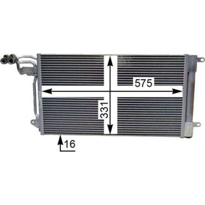 MAHLE Kondensator, Klimaanlage AC 566 000P MAHLE Kondensator, Klimaanlage AC 566 000P