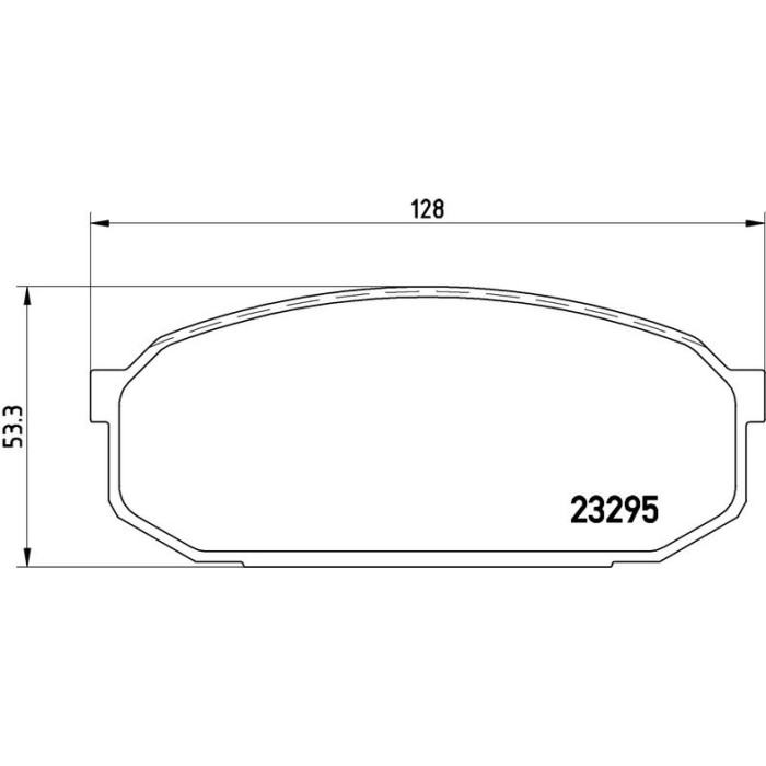 BREMBO Bremsklötze VA P 49 022