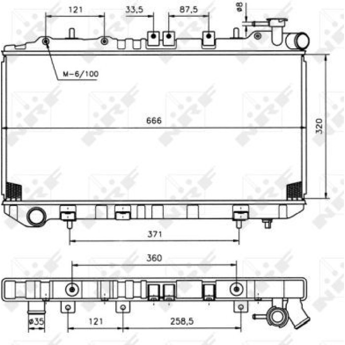 NRF Kühler 536864 NRF Kühler 536864