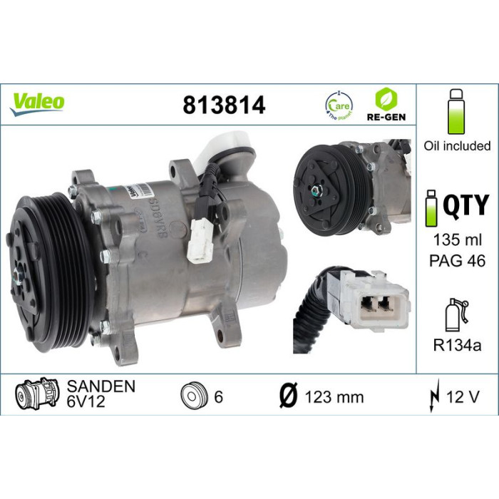 Valeo Kompressor 813814