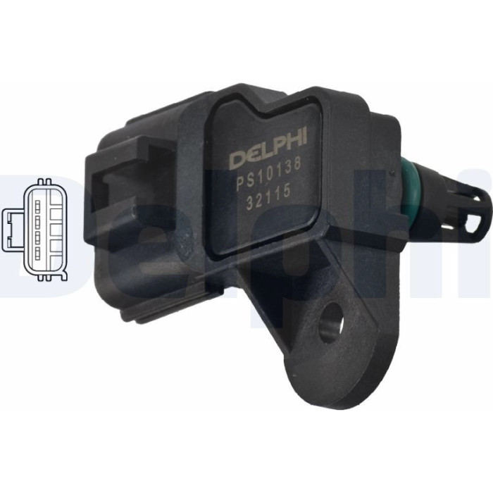 Delphi Saugrohrdrucksensor PS10138 Delphi Saugrohrdrucksensor PS10138