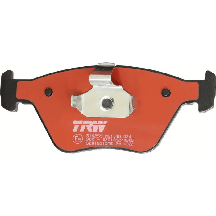 TRW Bremsbelagsatz BMW 3/X3 00-11 Dtec Cotec GDB1531DTE TRW Bremsbelagsatz BMW 3/X3 00-11 Dtec Cotec GDB1531DTE