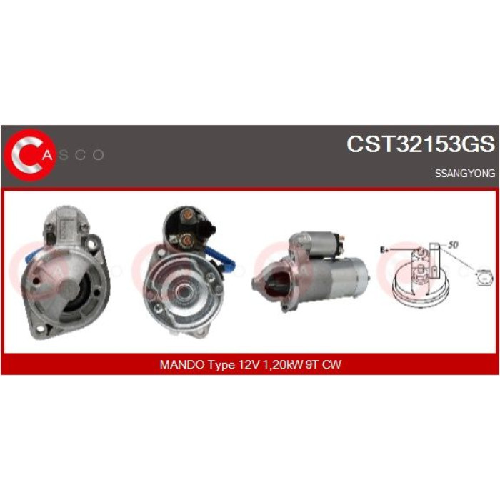 CASCO Anlasser CST32153GS CASCO Anlasser CST32153GS