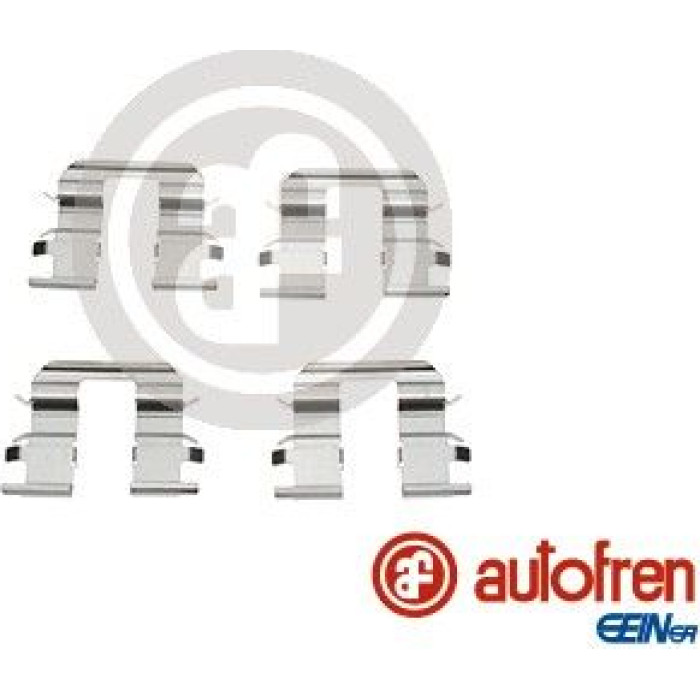 Zusatzsatz, Scheibenbremsbelag D42682A Zusatzsatz, Scheibenbremsbelag D42682A
