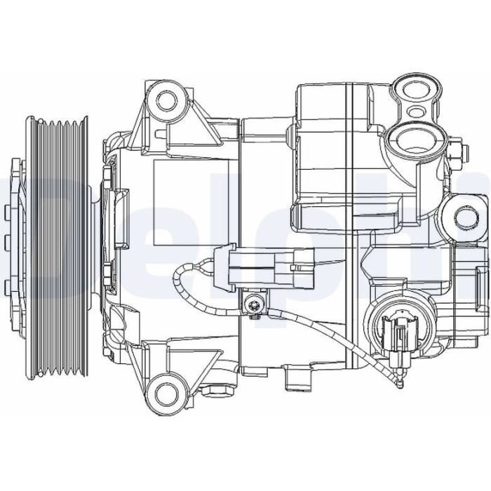 Delphi Kompressor TSP0155947 Delphi Kompressor TSP0155947