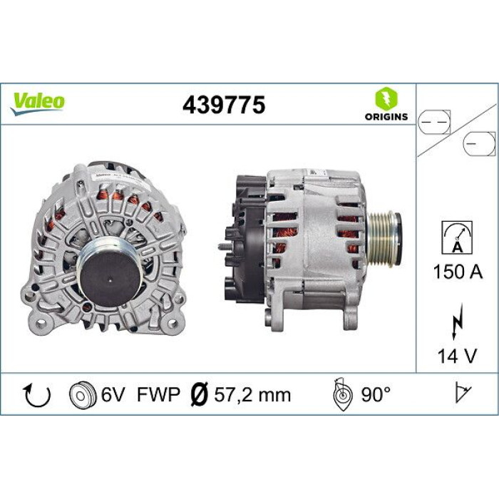 Valeo Lichtmaschine 439775 Valeo Lichtmaschine 439775
