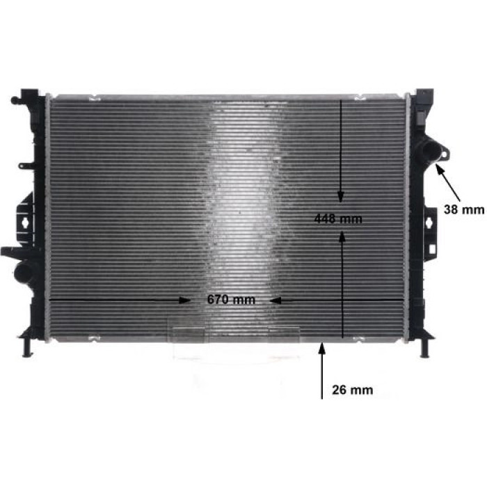 MAHLE Kühler, Motorkühlung CR 815 000S MAHLE Kühler, Motorkühlung CR 815 000S
