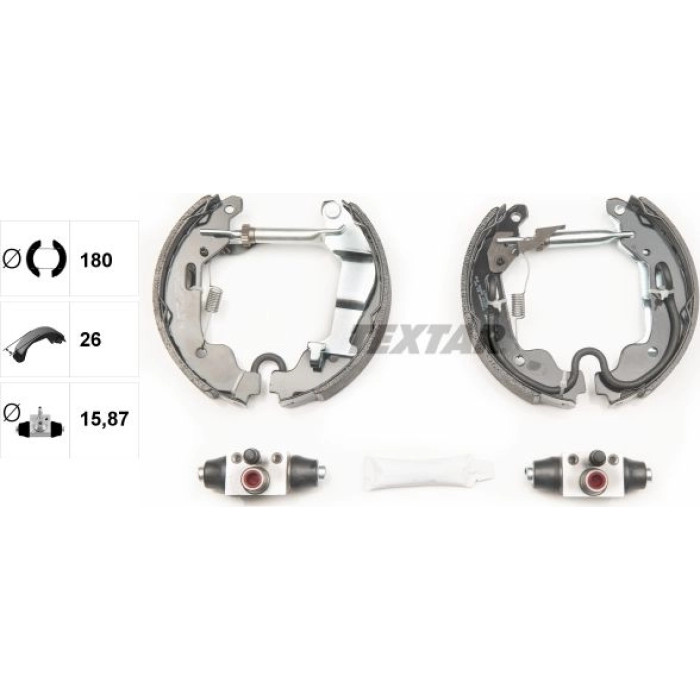 Textar Bremsbackensatz 84058000 Textar Bremsbackensatz 84058000