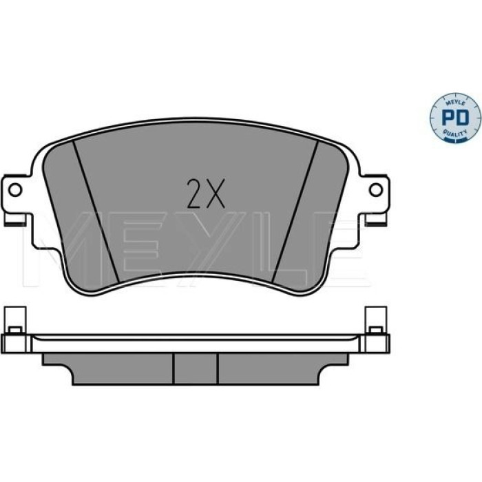 MEYLE Scheibenbremsbelagsatz 025 223 0817/PD MEYLE Scheibenbremsbelagsatz 025 223 0817/PD