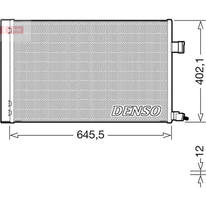 Denso Klimakondensator DCN11009