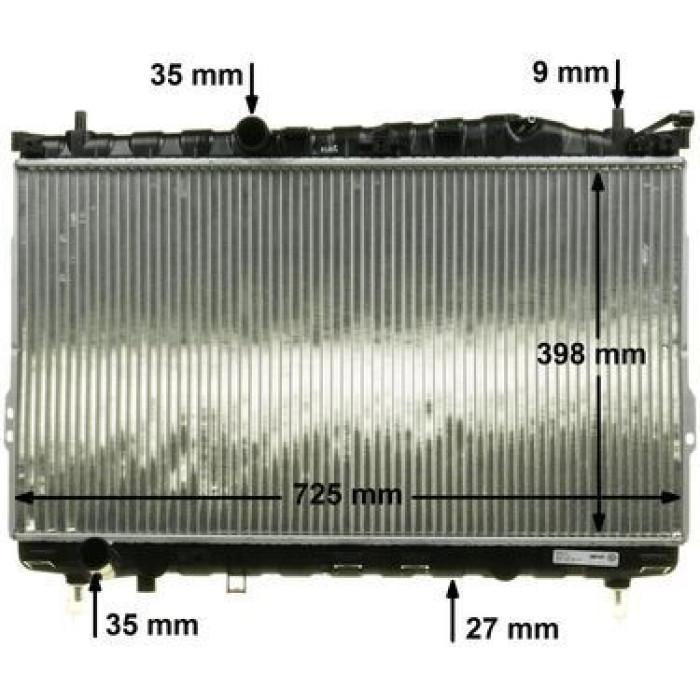MAHLE Kühler, Motorkühlung CR 1295 000P MAHLE Kühler, Motorkühlung CR 1295 000P