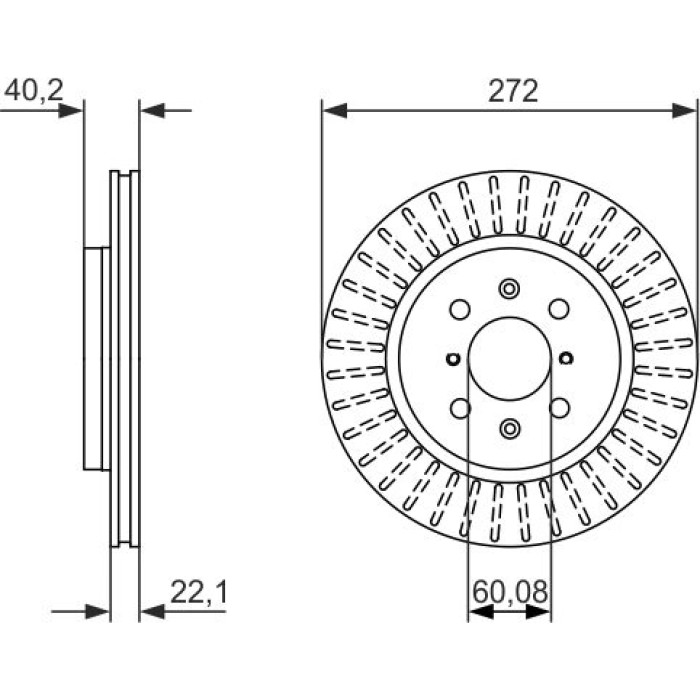 Bosch Bremsscheibe 0 986 479 789 Bosch Bremsscheibe 0 986 479 789