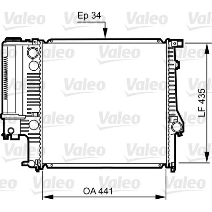 Valeo Motorkühler 731512