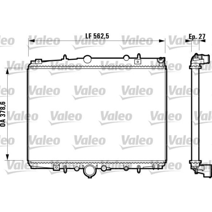 Valeo Motorkühler 732598