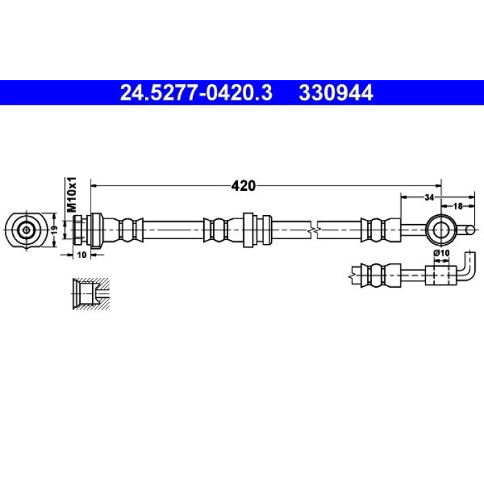 ATE Bremsschlauch 24.5277-0420.3