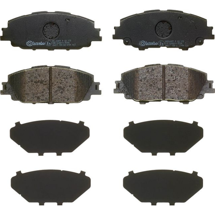 P 83 175 Brembo Prime Bremsbelagsatz Vorderachse – P 83 175 – 140 x 54 x 17 mm – Bremssystem Advics – OE Nummer 0446502460 P 83 175 Brembo Prime Bremsbelagsatz Vorderachse – P 83 175 – 140 x 54 x 17 mm – Bremssystem Advics – OE Nummer 0446502460