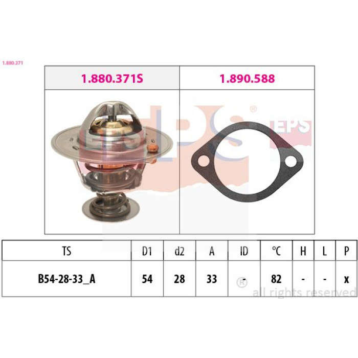 EPS Thermostat 1.880.371 EPS Thermostat 1.880.371