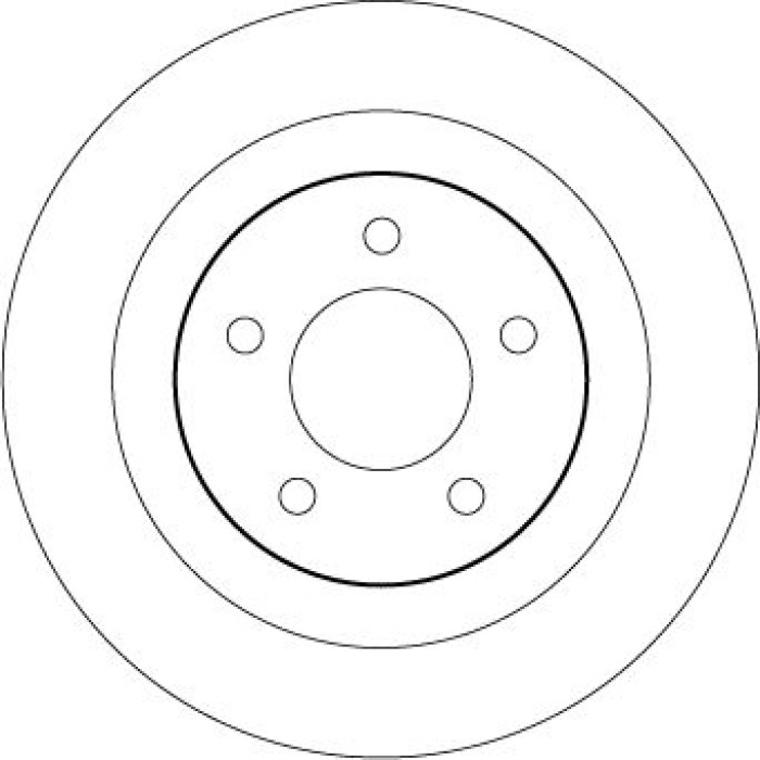 TRW Bremsscheibe Mazda T. 5 DF4468 TRW Bremsscheibe Mazda T. 5 DF4468