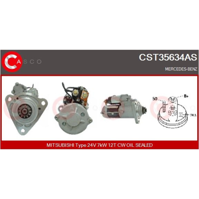 CASCO Anlasser CST35634AS