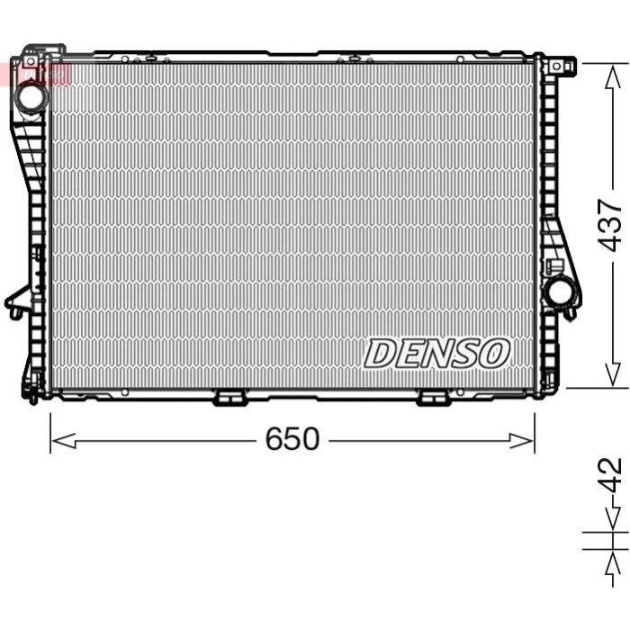 Denso Kühler DRM05048 Denso Kühler DRM05048