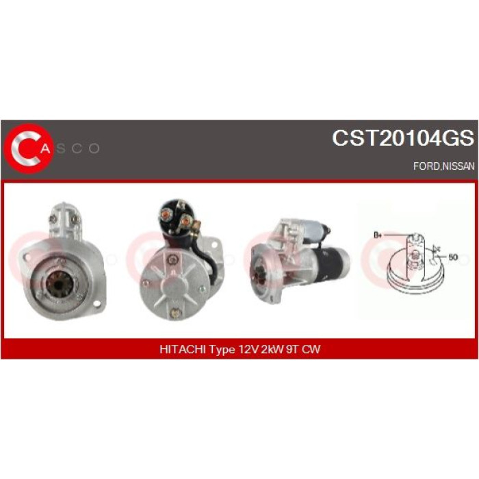CASCO Anlasser CST20104GS CASCO Anlasser CST20104GS