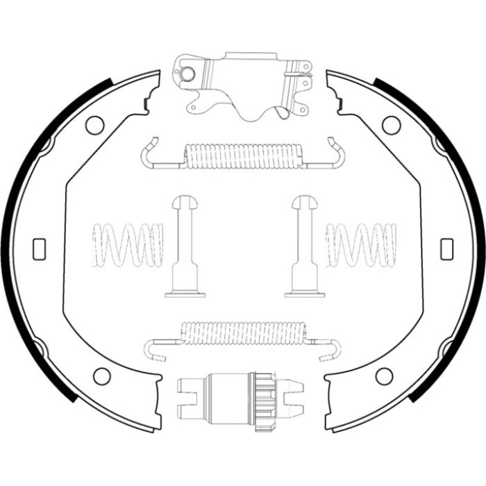 Bosch Bremsbackensatz 0 204 113 806