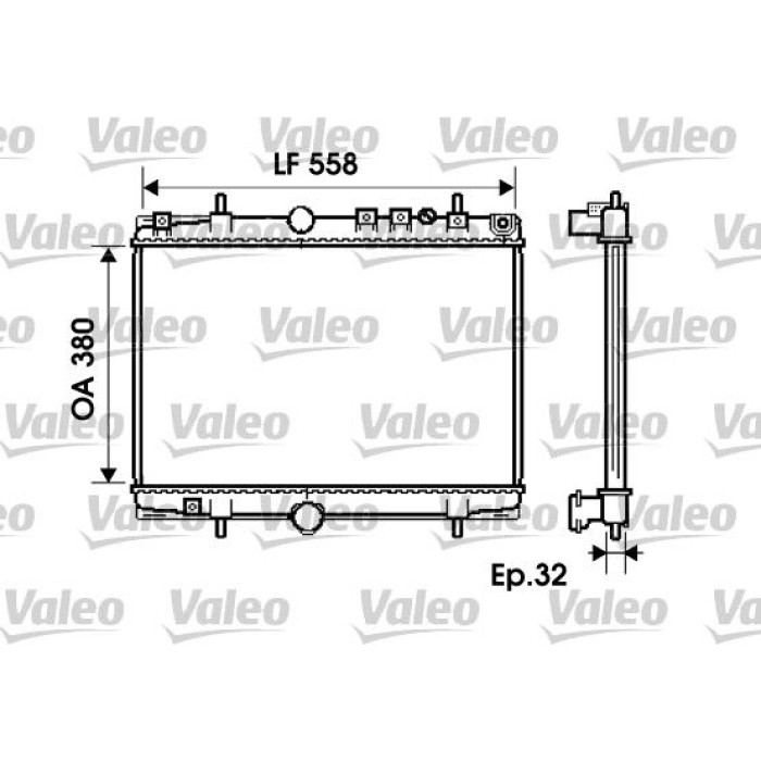 Valeo Motorkühler 734281
