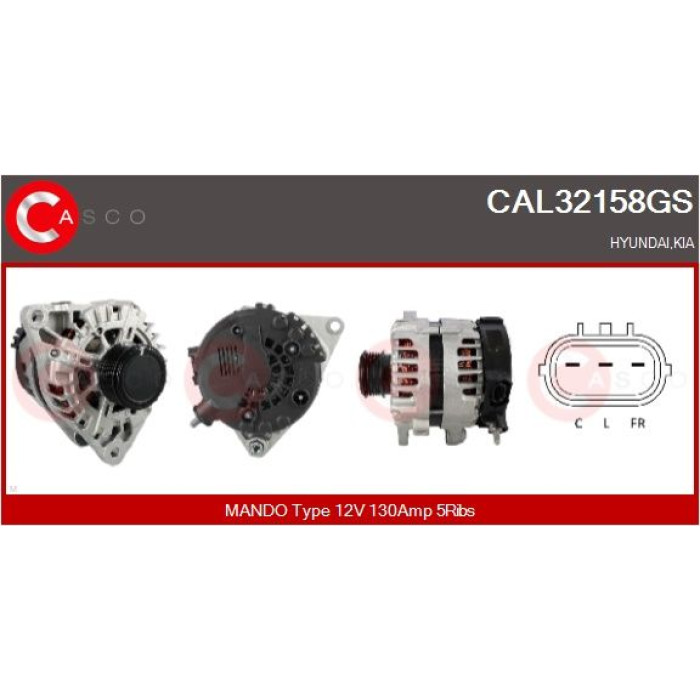 CASCO Generator CAL32158GS CASCO Generator CAL32158GS