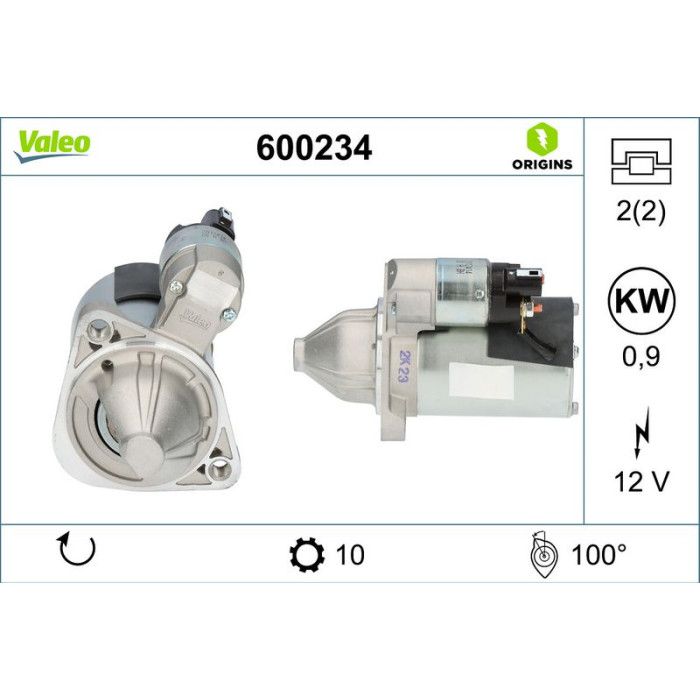 Valeo Anlasser 600234 Valeo Anlasser 600234