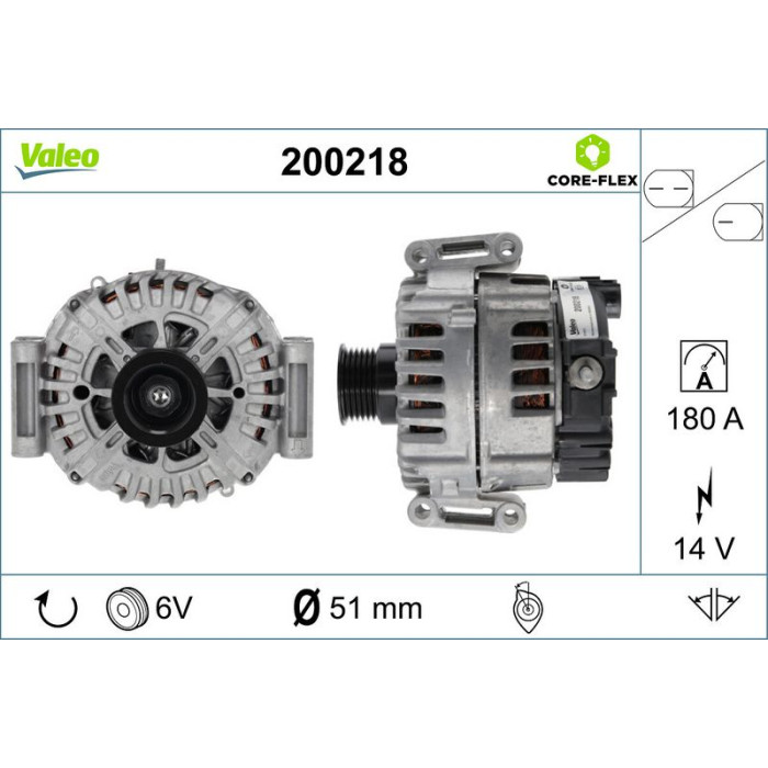 Valeo Lichtmaschine 200218 Valeo Lichtmaschine 200218