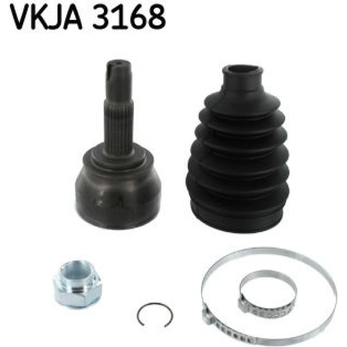 SKF Antriebswellengelenksatz VKJA 3168 SKF Antriebswellengelenksatz VKJA 3168