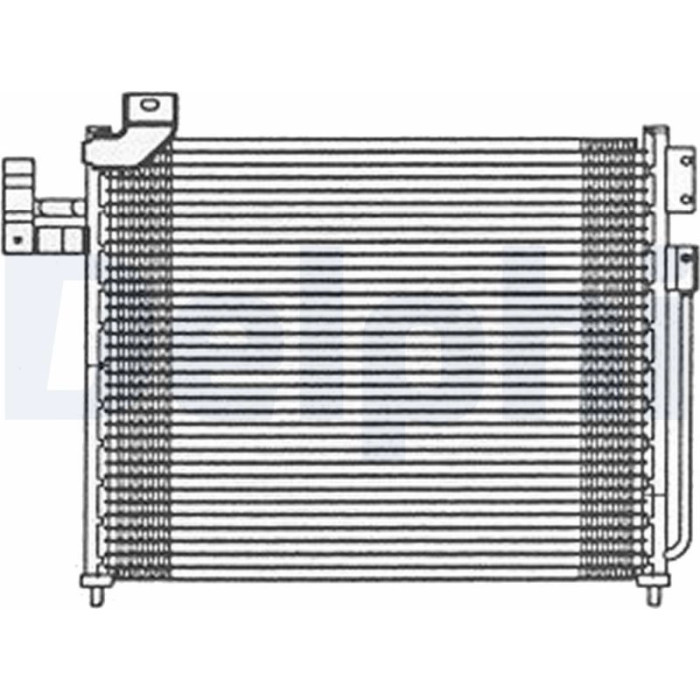 Delphi Klimakondensator TSP0225475 Delphi Klimakondensator TSP0225475