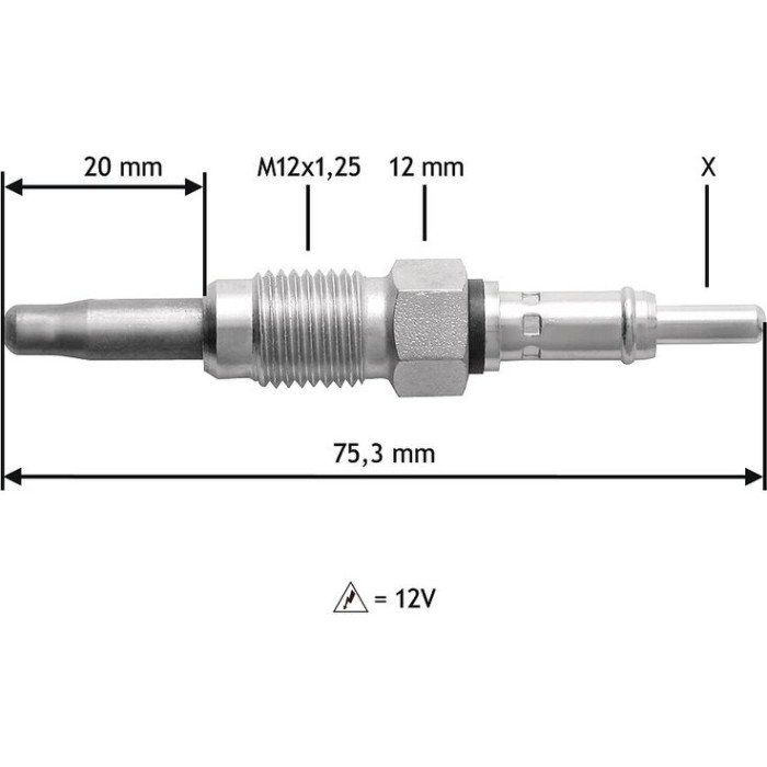 Valeo Glühkerze 345181 Valeo Glühkerze 345181
