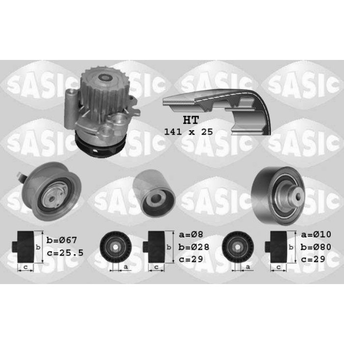 SASIC Zahnriemensatz mit Wasserpumpe 3906001 SASIC Zahnriemensatz mit Wasserpumpe 3906001